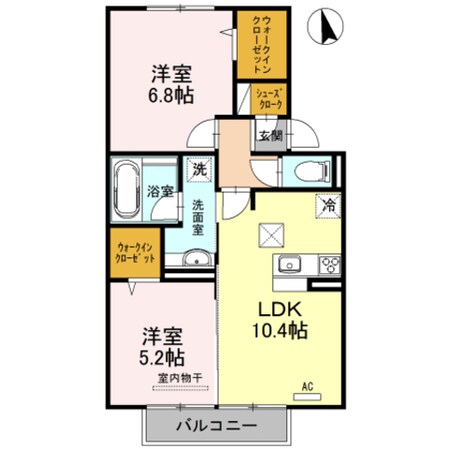 プレミアム弐番館の物件間取画像